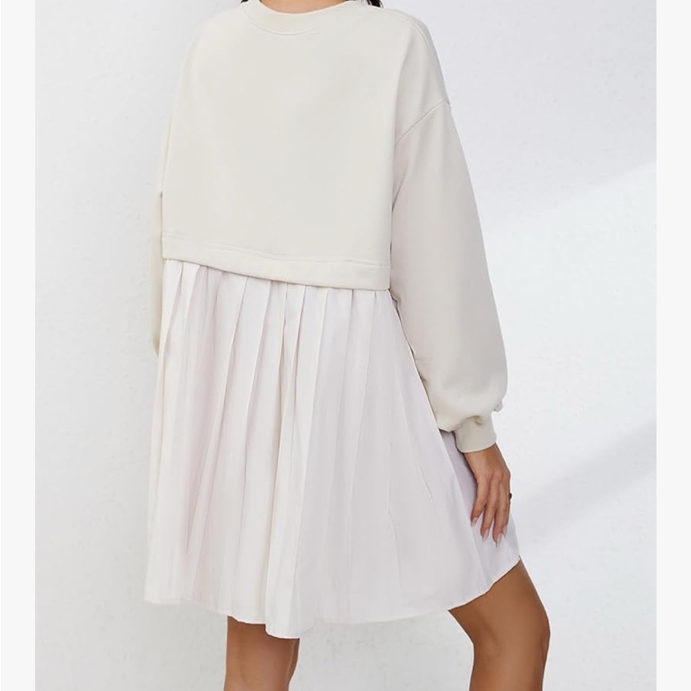 NWT Oversized Sweatshirt Dress - Picture 3 of 5